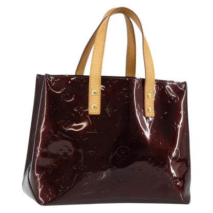 Louis Vuitton Reade Handbag Monogram Vernis, BURGUNDY, PATENT_LEATHER, Handbag