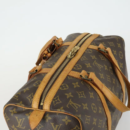 Louis Vuitton Sac Souple Handbag Monogram Canvas, BROWN, CANVAS, Travel bag
