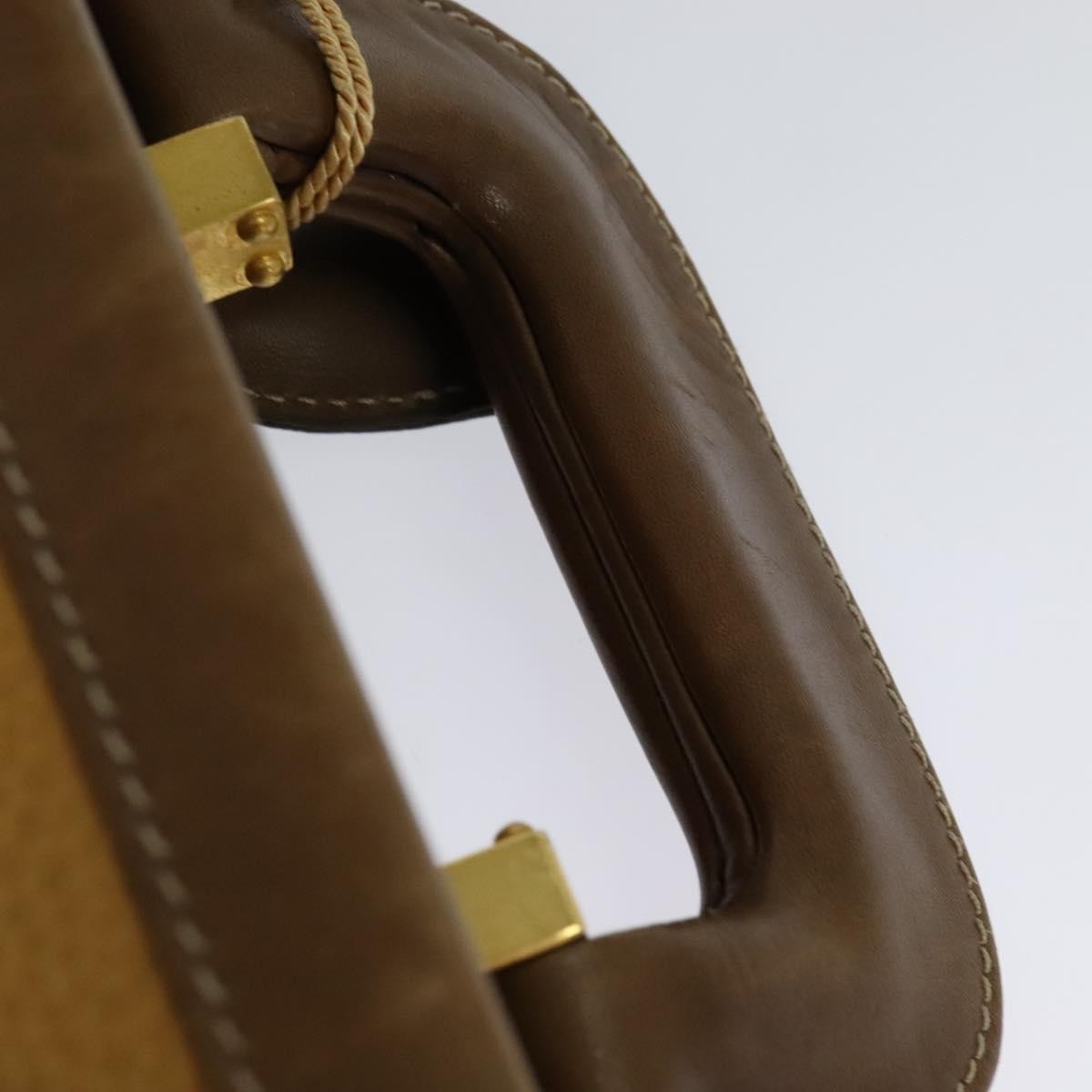 Loewe Anagram Business Leather, BEIGE, LEATHER, Briefcase
