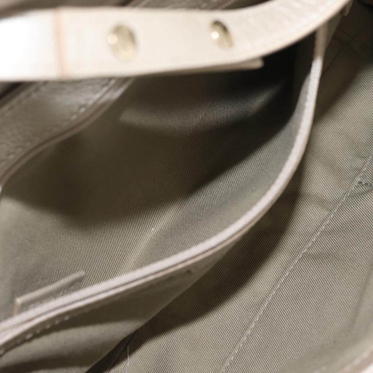 Bvlgari Chandra Flap Shoulder Bag Leather, Silver, Leather, Shoulder Bag