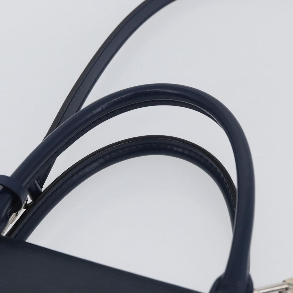 Louis Vuitton Marly Handbag Epi Leather, Blue, Leather, Handbag