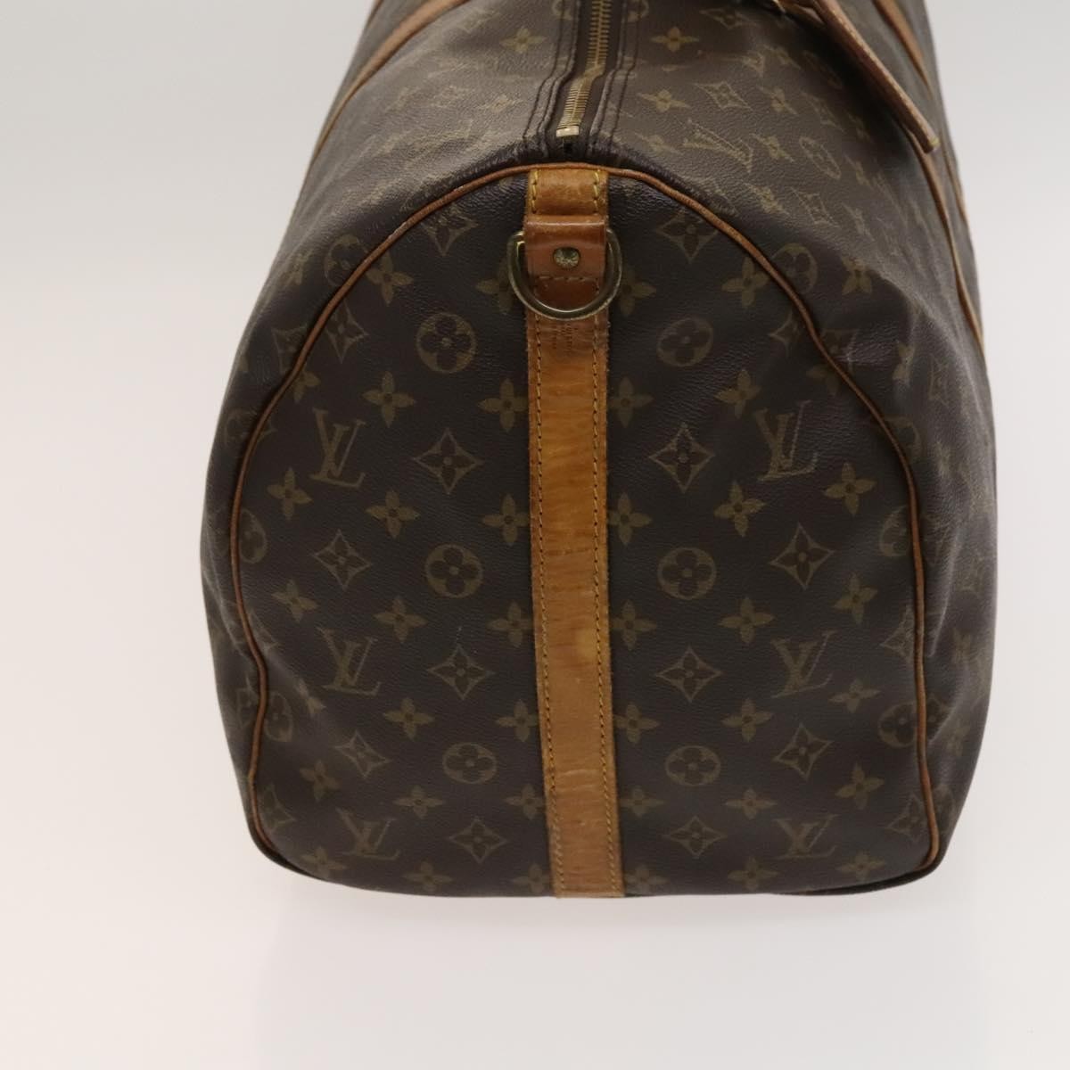 Louis Vuitton Keepall Bandouliere Bag Monogram Canvas, BROWN, CANVAS, Travel bag