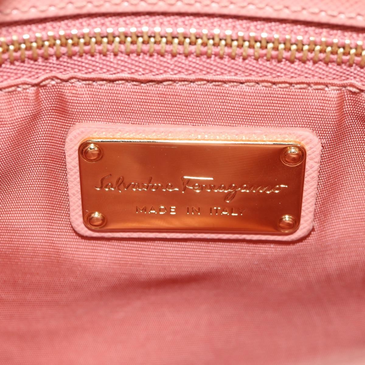 Salvatore Ferragamo Vala Handbag Leather, PINK, LEATHER, Handbag