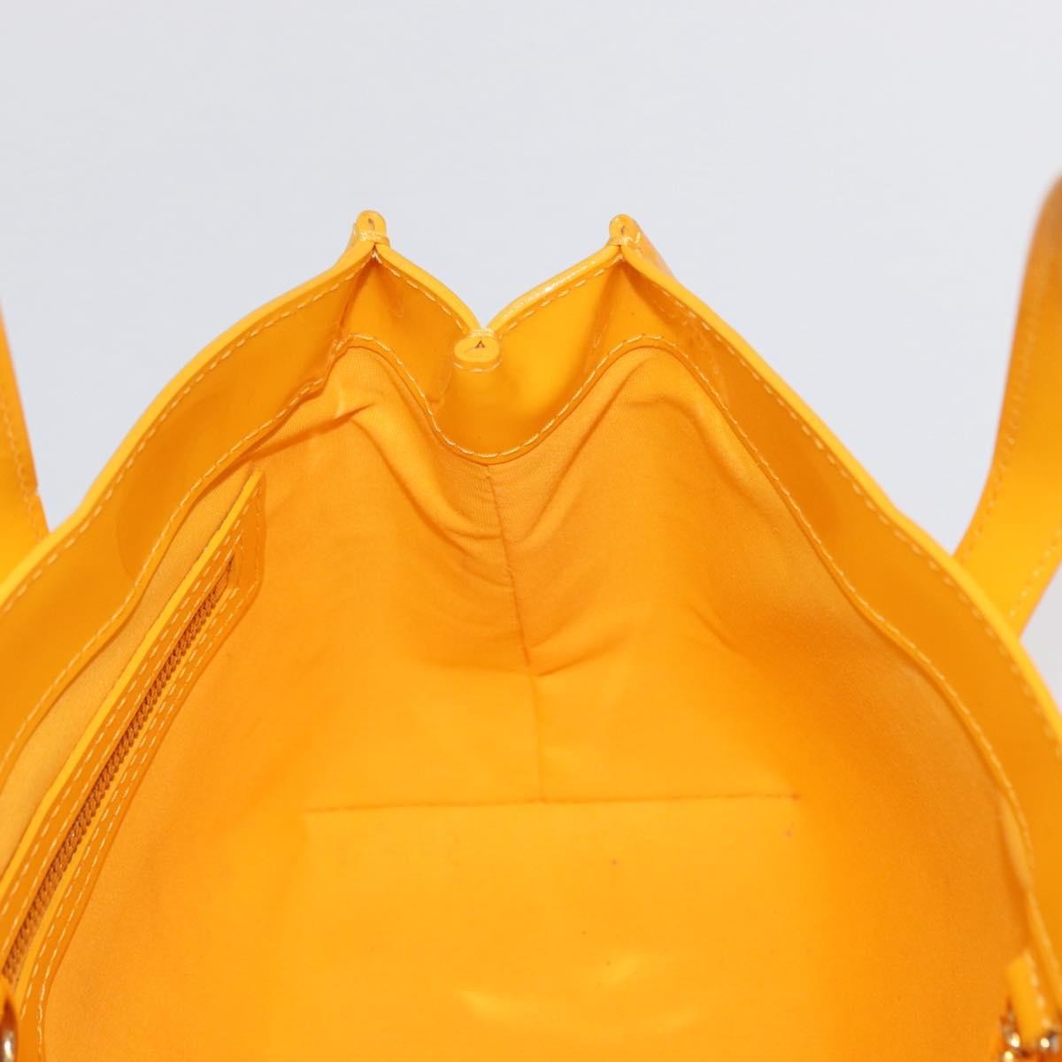 Louis Vuitton Wilshire Handbag Monogram Vernis, YELLOW, PATENT_LEATHER, Handbag