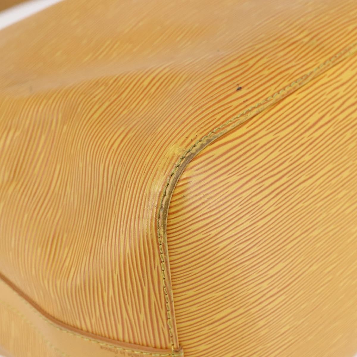 Louis Vuitton Petit Noe Handbag Epi Leather, YELLOW, LEATHER, Shoulder bag