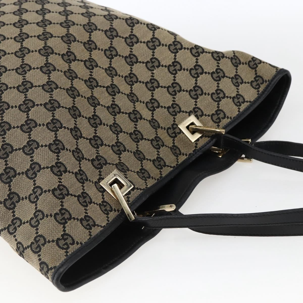 Gucci Vintage Bucket Shopping Tote GG Canvas, BEIGE, CANVAS, Tote bag