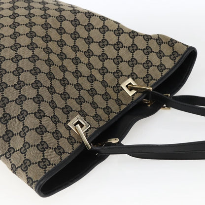 Gucci Vintage Bucket Shopping Tote GG Canvas, BEIGE, CANVAS, Tote bag