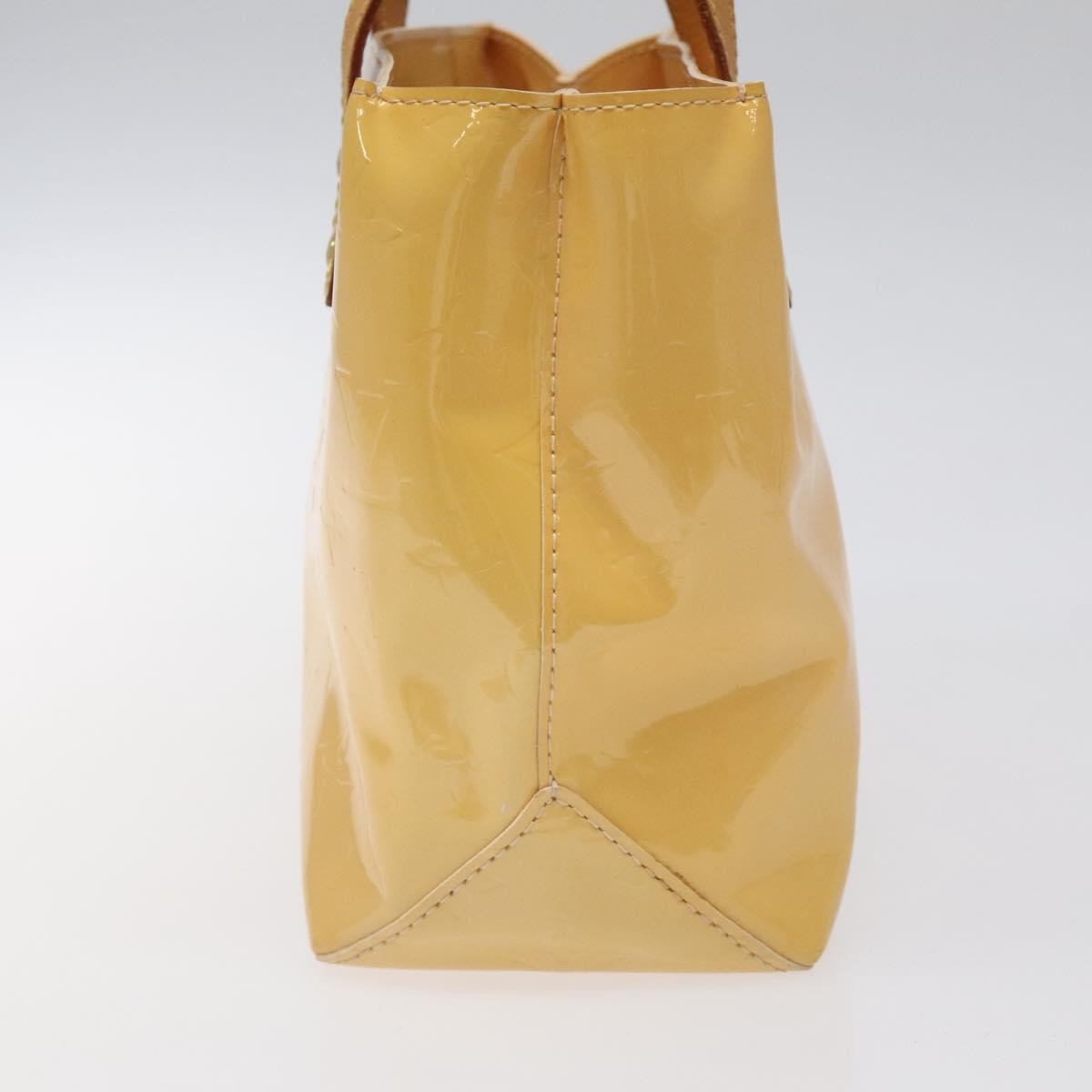 Louis Vuitton Vernis Houston Bag labellov, YELLOW, LEATHER, Handbag