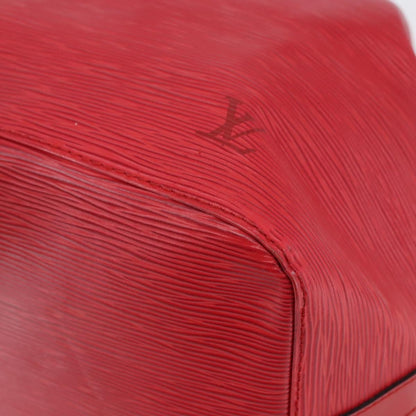 Louis Vuitton Petit Noe Handbag Epi Leather, RED, LEATHER, Handbag