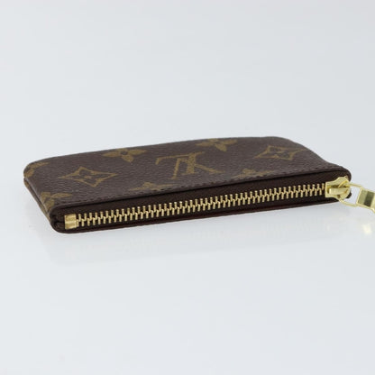 Louis Vuitton Pochette Clés Monogram Canvas, BROWN, CANVAS, Wallets