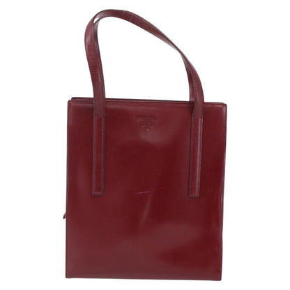 Prada Zip Shopping Tote Leather, RED, OTHER, Tote bag