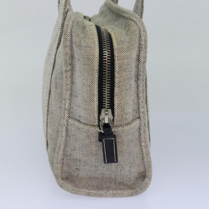 Prada Vintage Handbag Canvas, GRAY, CANVAS, Handbag