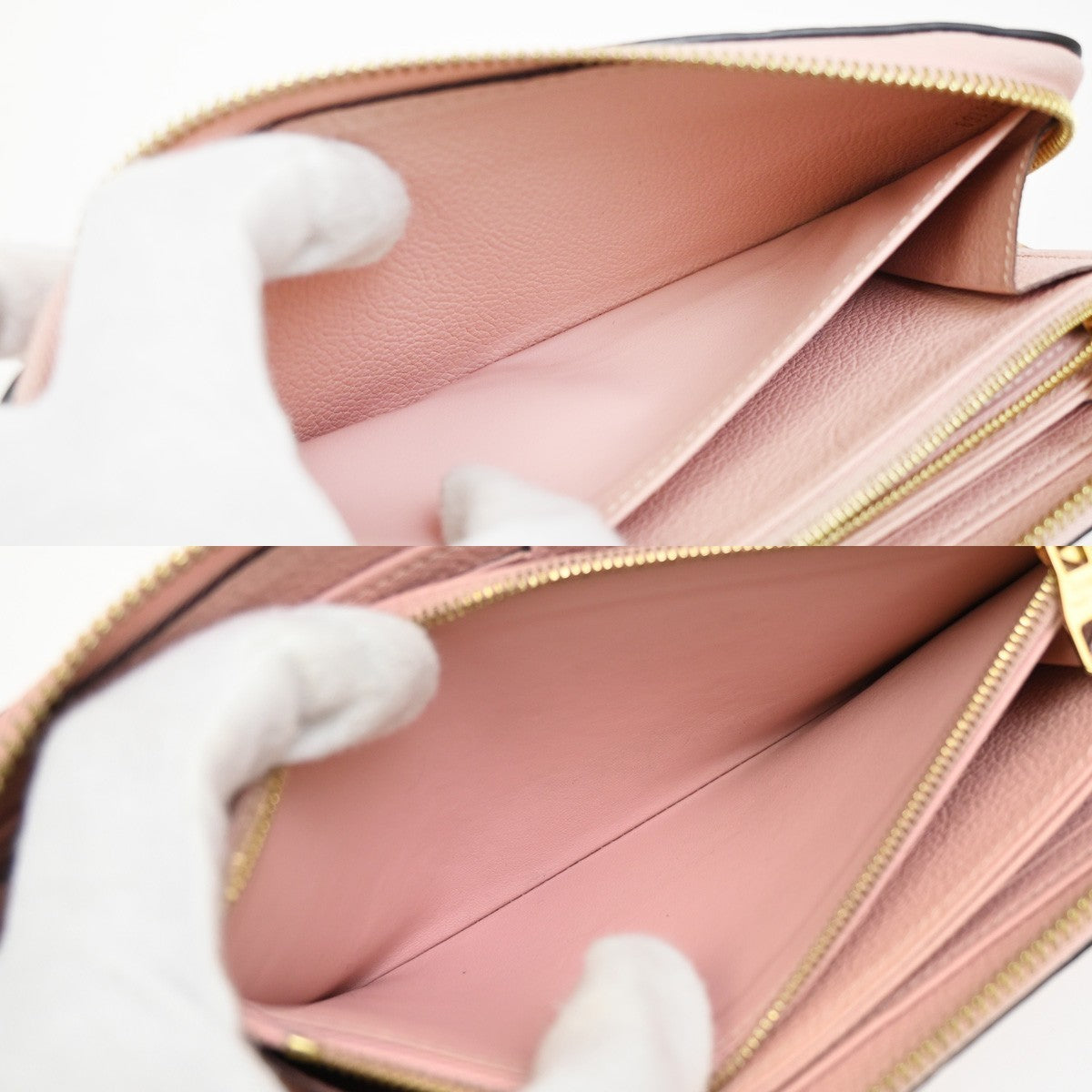 Louis Vuitton Portefeuille zippy Monogramme Empreinte Monogramme Empreinte, PINK, LEATHER, Wallets