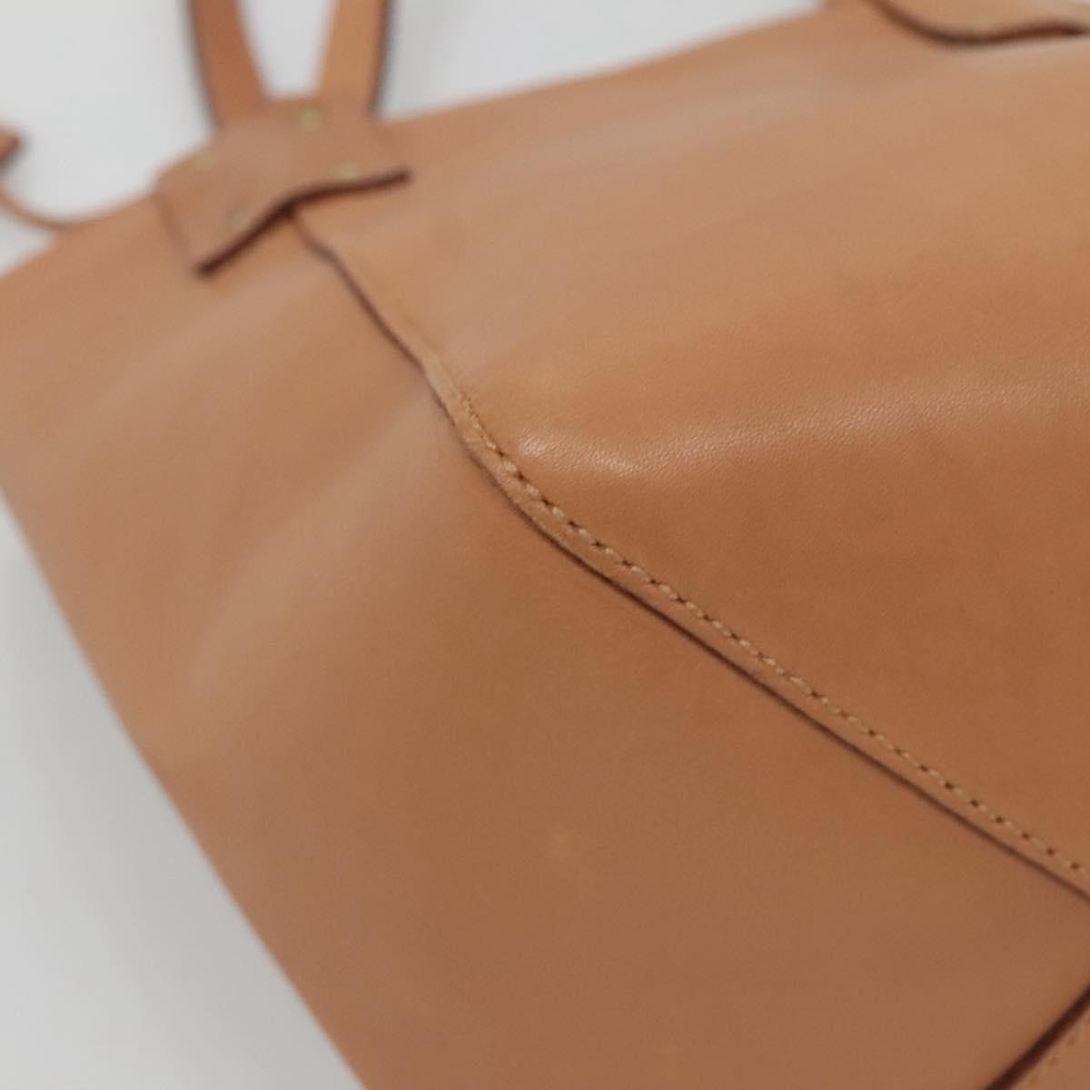 Gucci Vintage Handbag Leather, BEIGE, LEATHER, Handbag