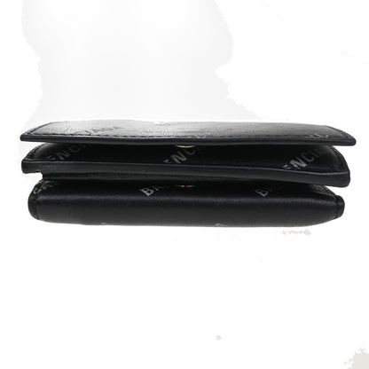 Balenciaga Trifold Wallet Leather, Black, Leather, Wallet