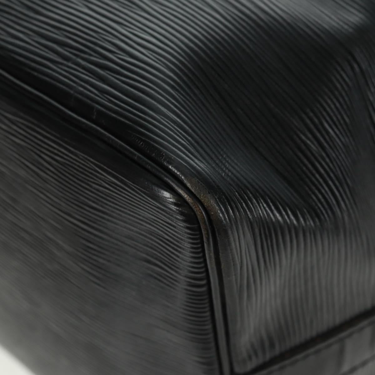 Louis Vuitton Petit Noe Handbag Epi Leather, BLACK, LEATHER, Shoulder bag