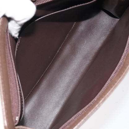 Burberry Nova check Pochette Canvas, BEIGE, CANVAS, Clutche & pouche