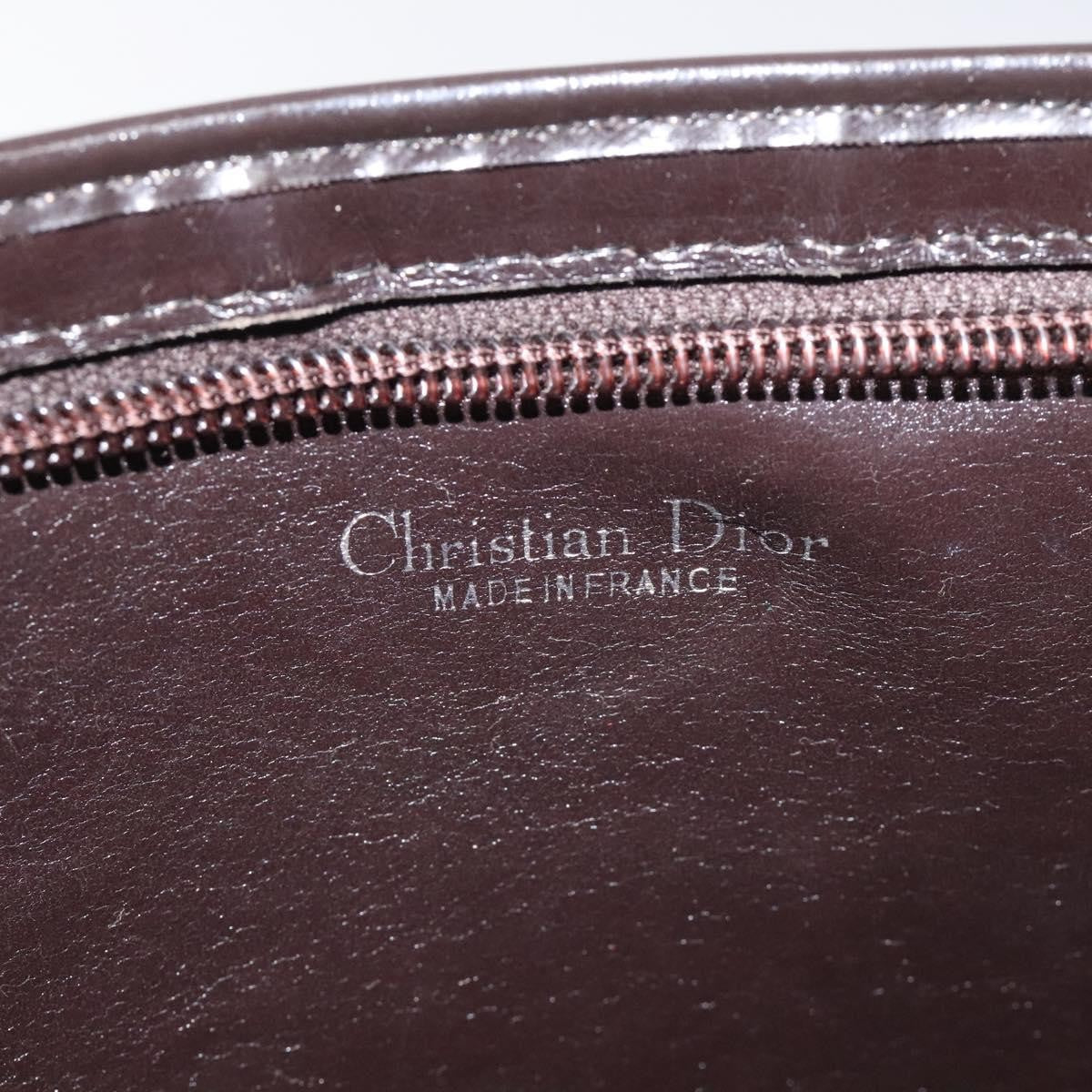 Christian Dior Vintage Trotter Shoulder Bag Canvas, BROWN, CANVAS, Shoulder bag