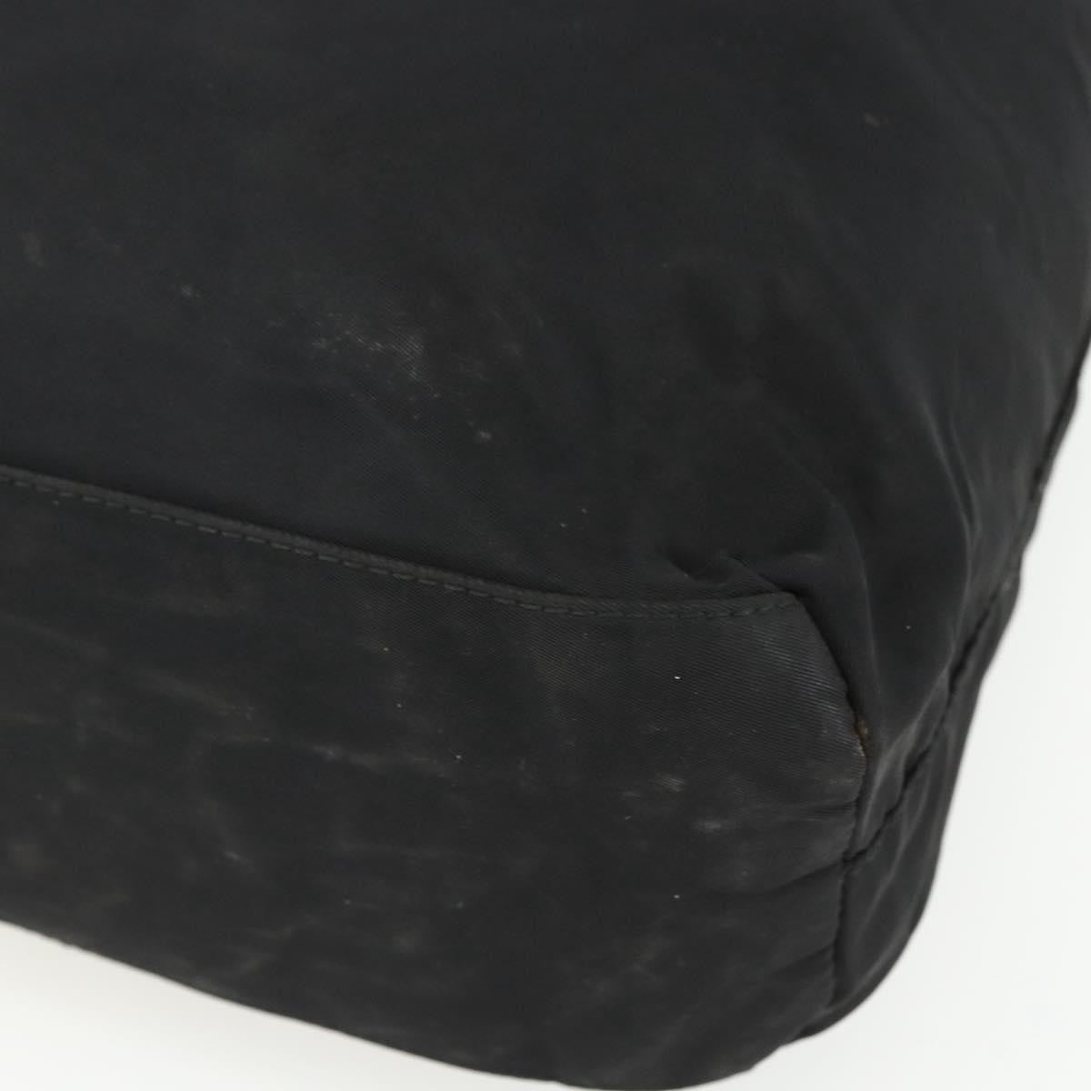 Prada Vintage Zip Tote Tessuto, BLACK, NYLON, Tote bag