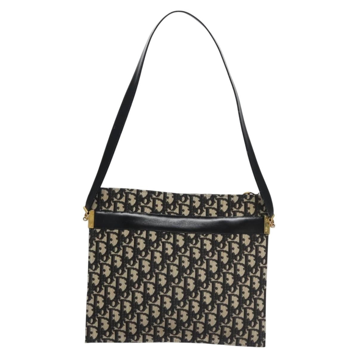 Christian Dior Trotter shoulder bag Canvas, NAVY, CANVAS, Shoulder bag