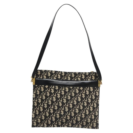 Christian Dior Trotter shoulder bag Canvas, NAVY, CANVAS, Shoulder bag