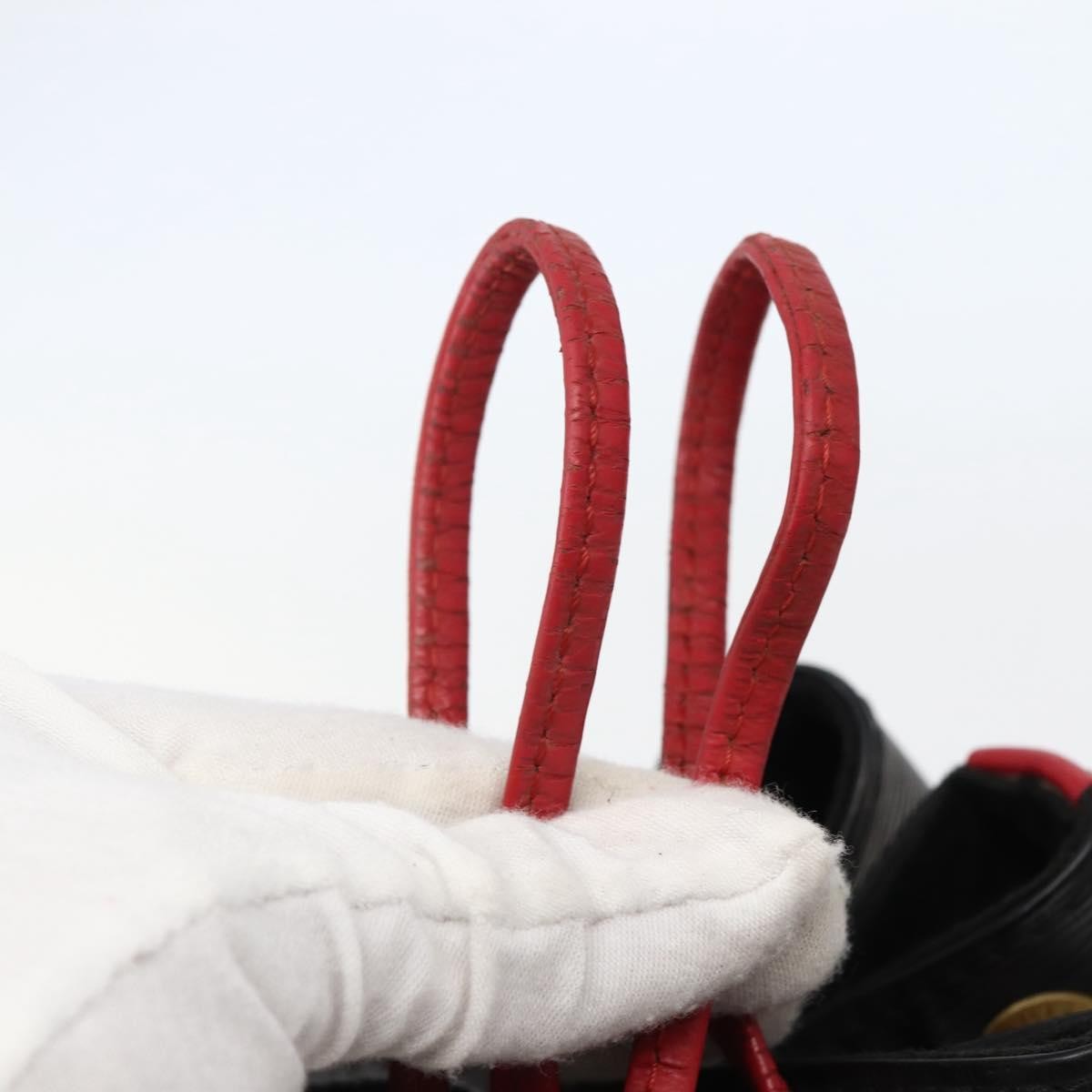 Louis Vuitton Petit Noe NM Handbag Epi Leather, BLACK, LEATHER, Handbag