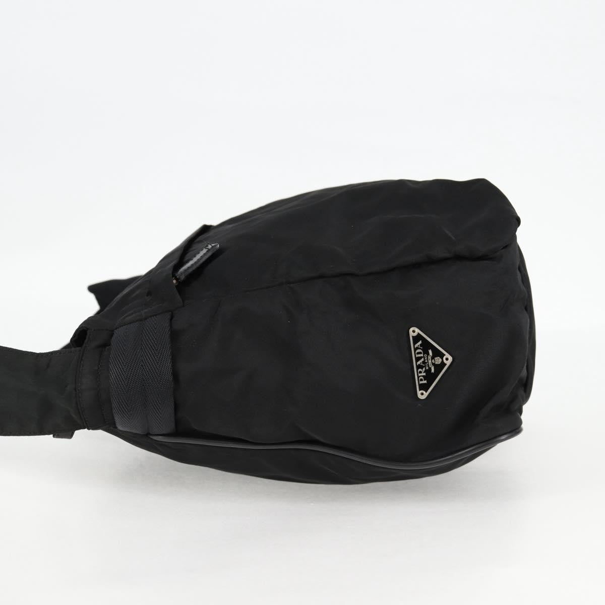 Prada Vintage Shoulder Bag Tessuto, Black, Nylon, Shoulder Bag