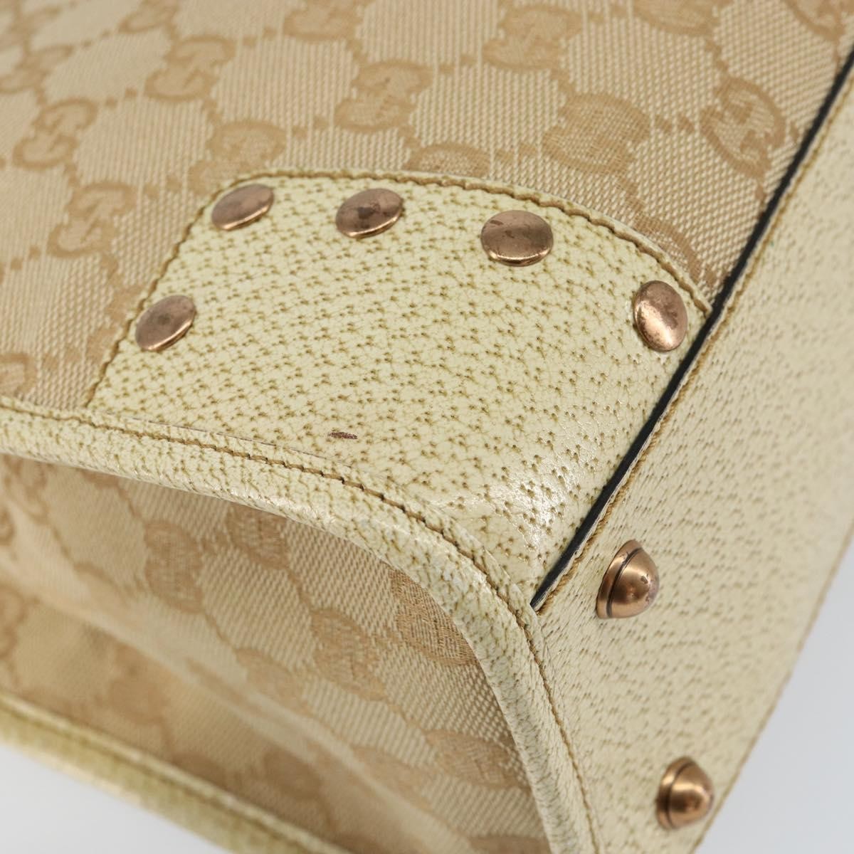Gucci Open Tote GG Canvas, BEIGE, CANVAS, Tote bag