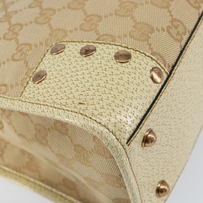 Gucci Open Tote GG Canvas, BEIGE, CANVAS, Tote bag