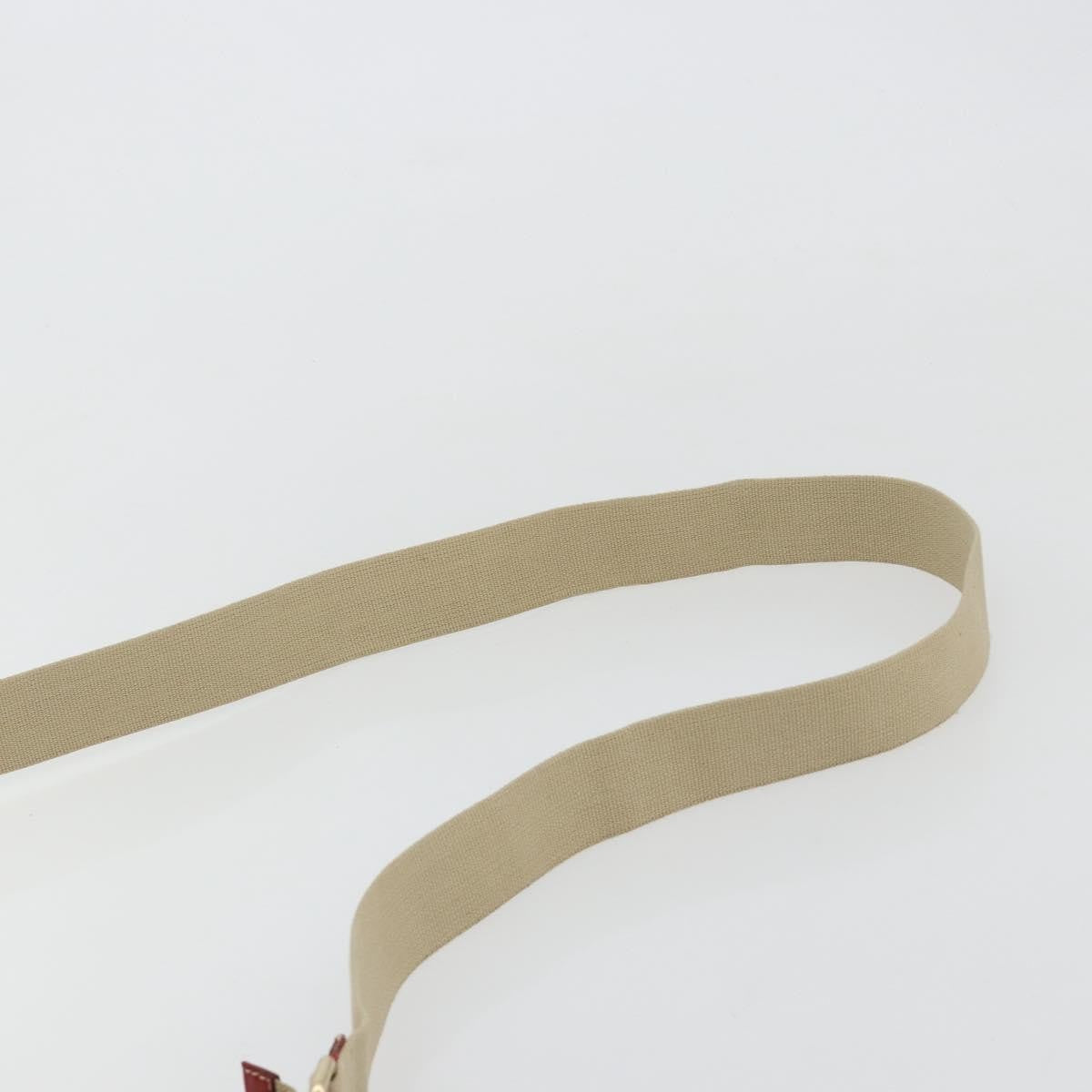 Celine Macadam Shoulder Bag PVC Leather, Beige, Canvas, Shoulder Bag