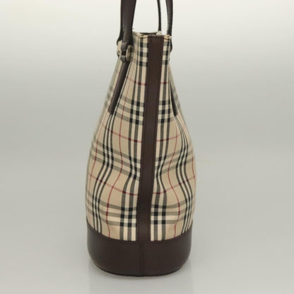 Burberry Nova Check Tote canvas check pattern, BEIGE, CANVAS, Tote bag
