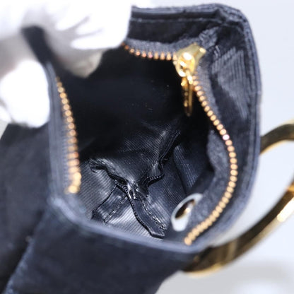 Celine Circle Logo Pouch Nylon, NAVY, NYLON, Clutche & pouche