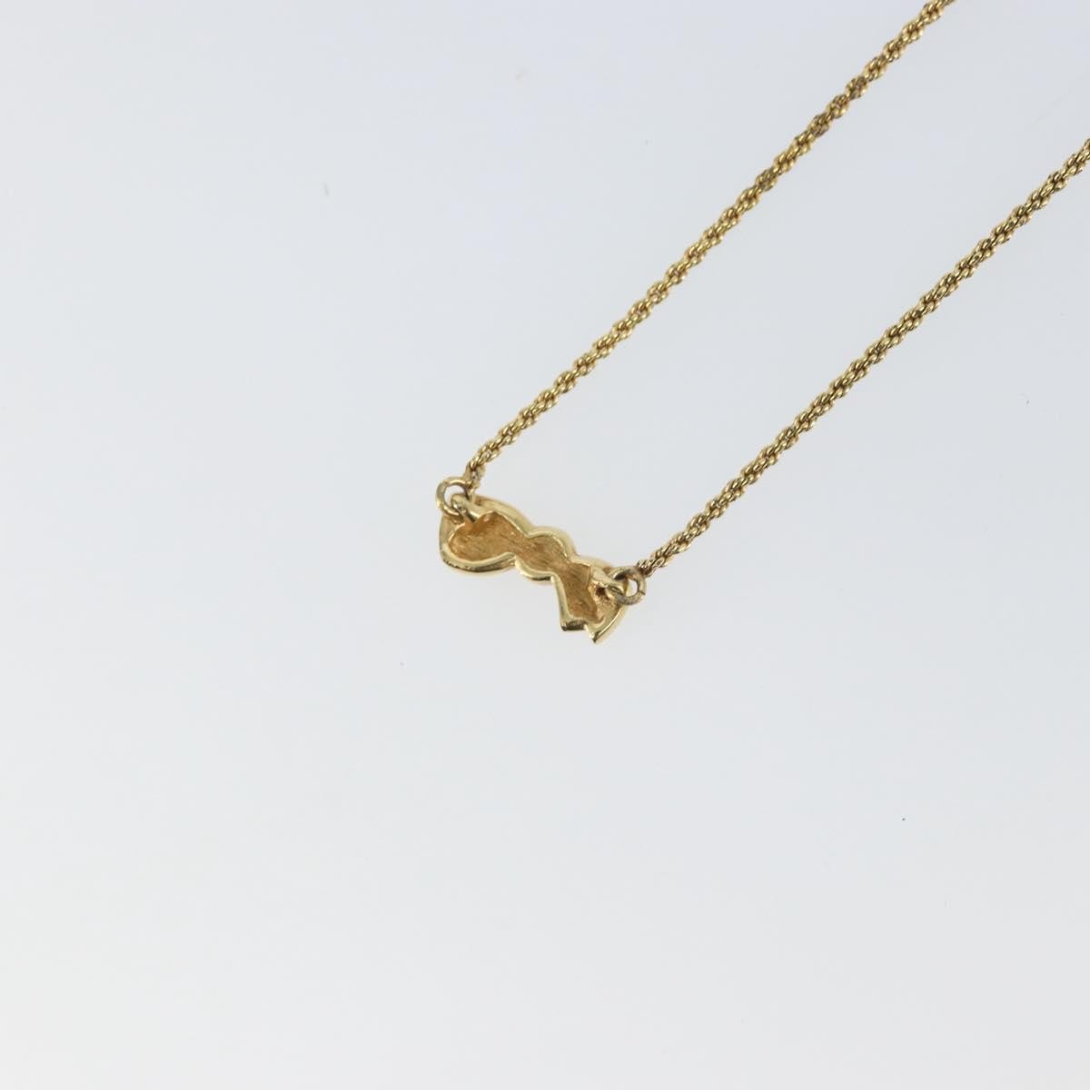 Christian Dior Vintage CD Pendant Necklace Metal, GOLD, METAL, Necklace