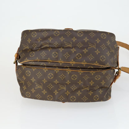 Louis Vuitton Saumur Handbag Monogram Canvas, BROWN, CANVAS, Shoulder bag