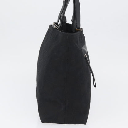 Salvatore Ferragamo Gancini Tote Gancini Canvas, BLACK, CANVAS, Tote bag