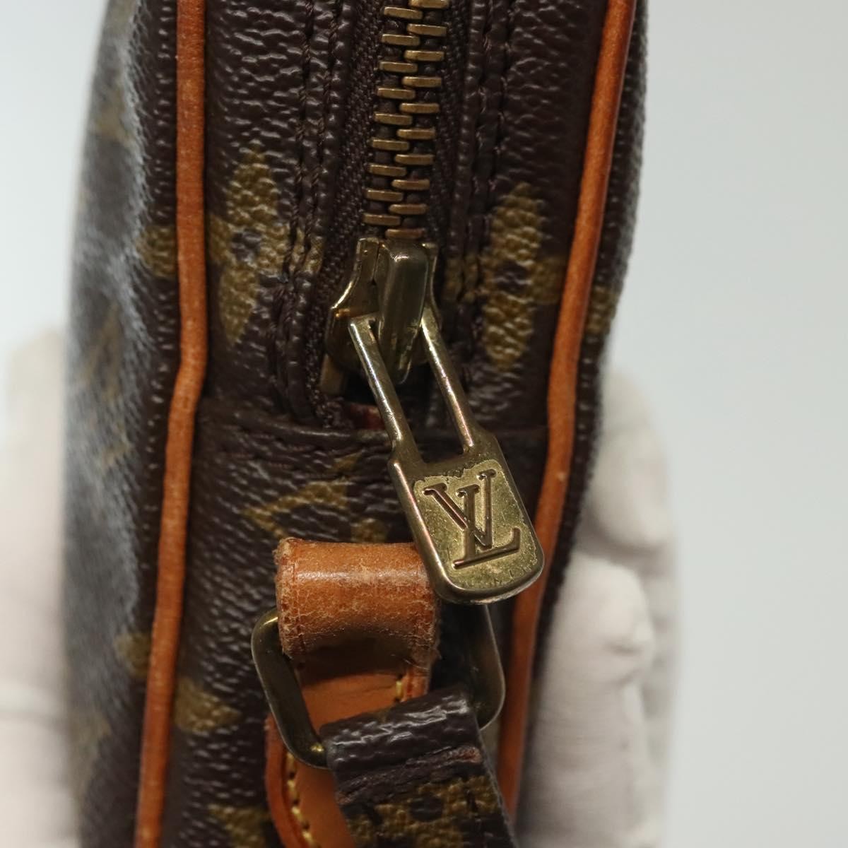 Louis Vuitton Danube Handbag Monogram Canvas, BROWN, CANVAS, Handbag