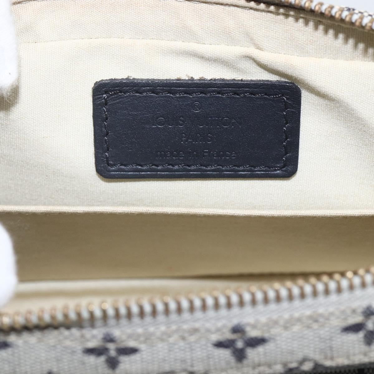 Louis Vuitton Juliette Crossbody Bag Mini Lin, BLUE, CANVAS, Shoulder bag