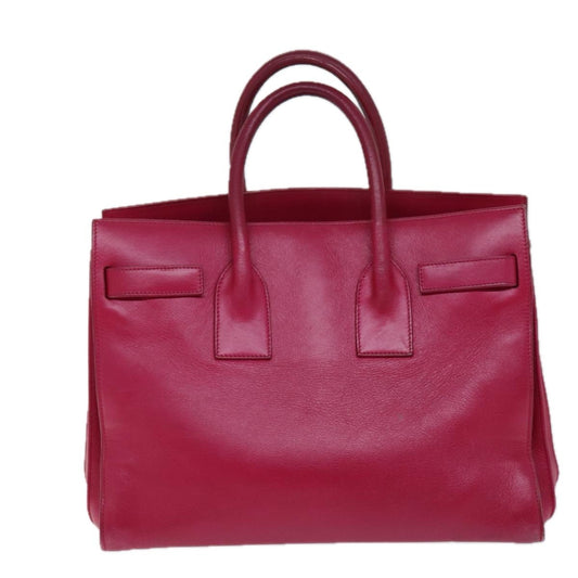 Saint Laurent Sac de Jour Carryall Bag Leather, PINK, LEATHER, Handbag