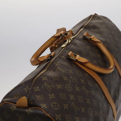 Louis Vuitton Keepall Bag Monogram Canvas, BROWN, CANVAS, Travel bag