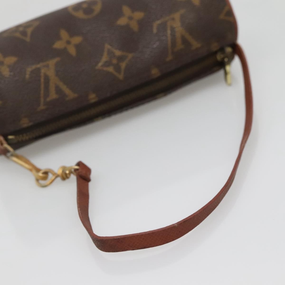 Louis Vuitton Papillon Pochette Monogram Canvas, BROWN, CANVAS, Clutche & pouche