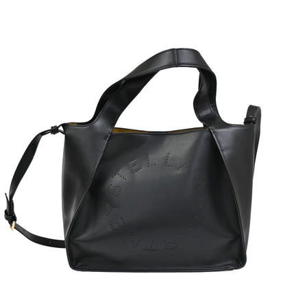 Stella McCartney Alter Tote Perforated Faux Leather, BLACK, FAUX_FUR, Tote bag
