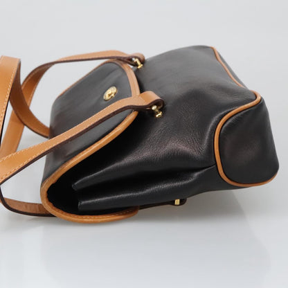 Celine Handbag Leather, BLACK, LEATHER, Handbag