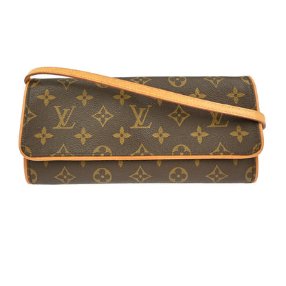 Louis Vuitton Twin Handbag Monogram Canvas, BROWN, CANVAS, Shoulder bag
