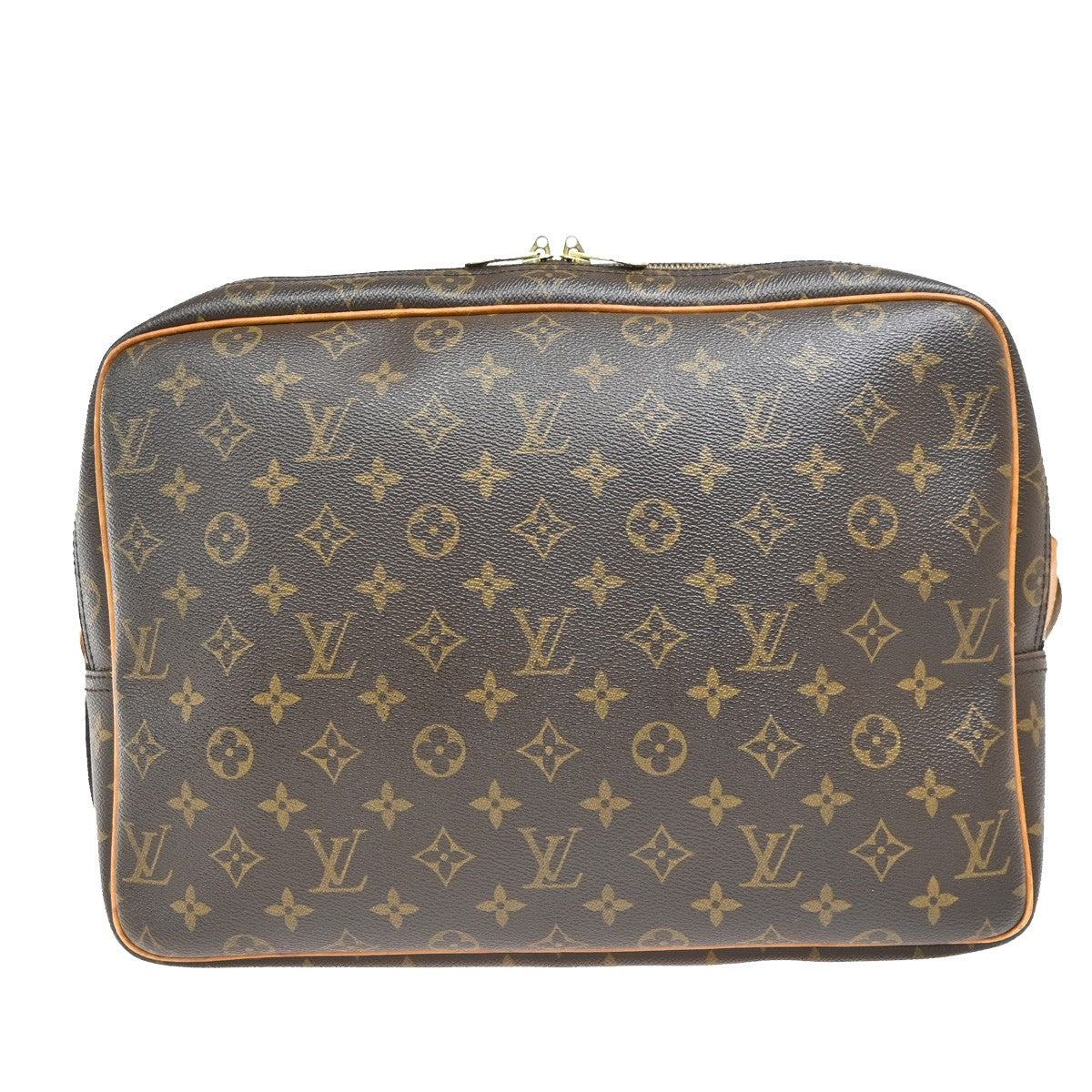 Louis Vuitton Reporter Bag Monogram Canvas, BROWN, CANVAS, Crossbody bag