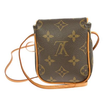 Louis Vuitton Cancun Pochette Monogram Canvas, BROWN, CANVAS, Clutche & pouche