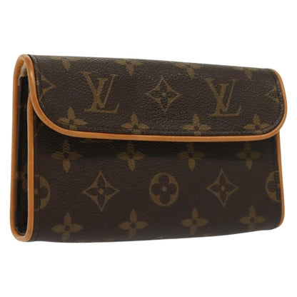 Louis Vuitton Florentine Waist Bag Monogram Canvas, BROWN, CANVAS, Travel bag