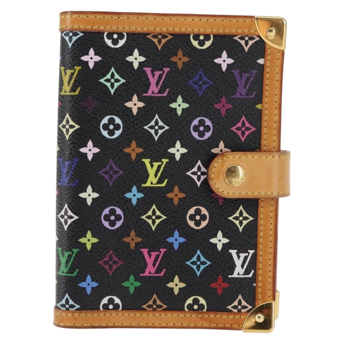 Louis Vuitton Agenda Cover Canvas Multicolor, BLACK, CANVAS, Toiletry Case