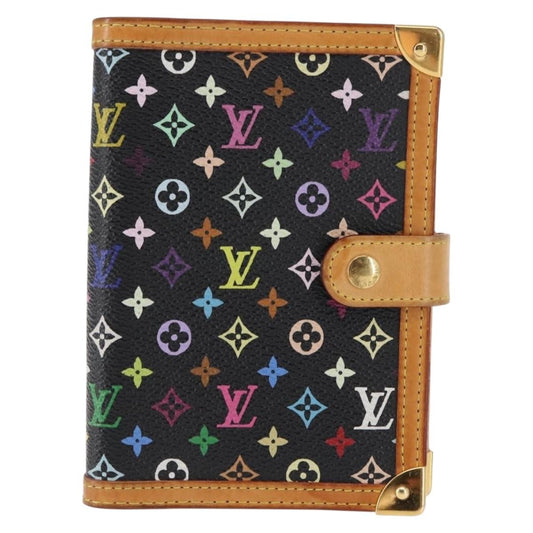 Louis Vuitton Agenda Cover Canvas Multicolor, BLACK, CANVAS, Toiletry Case