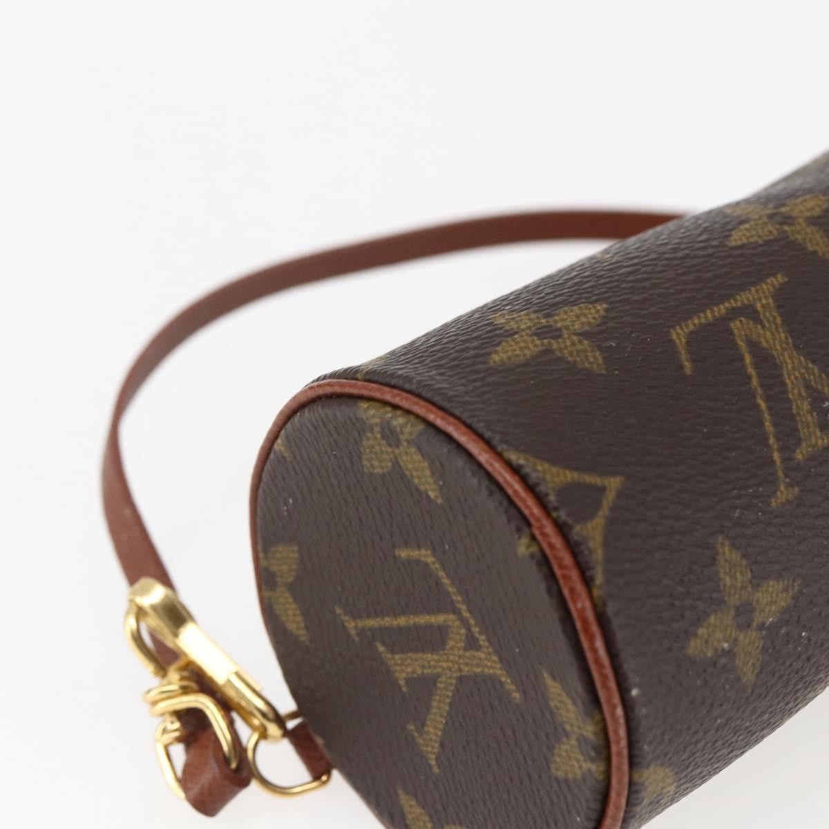 Louis Vuitton Papillon Pochette Monogram Canvas, BROWN, CANVAS, Clutche & pouche