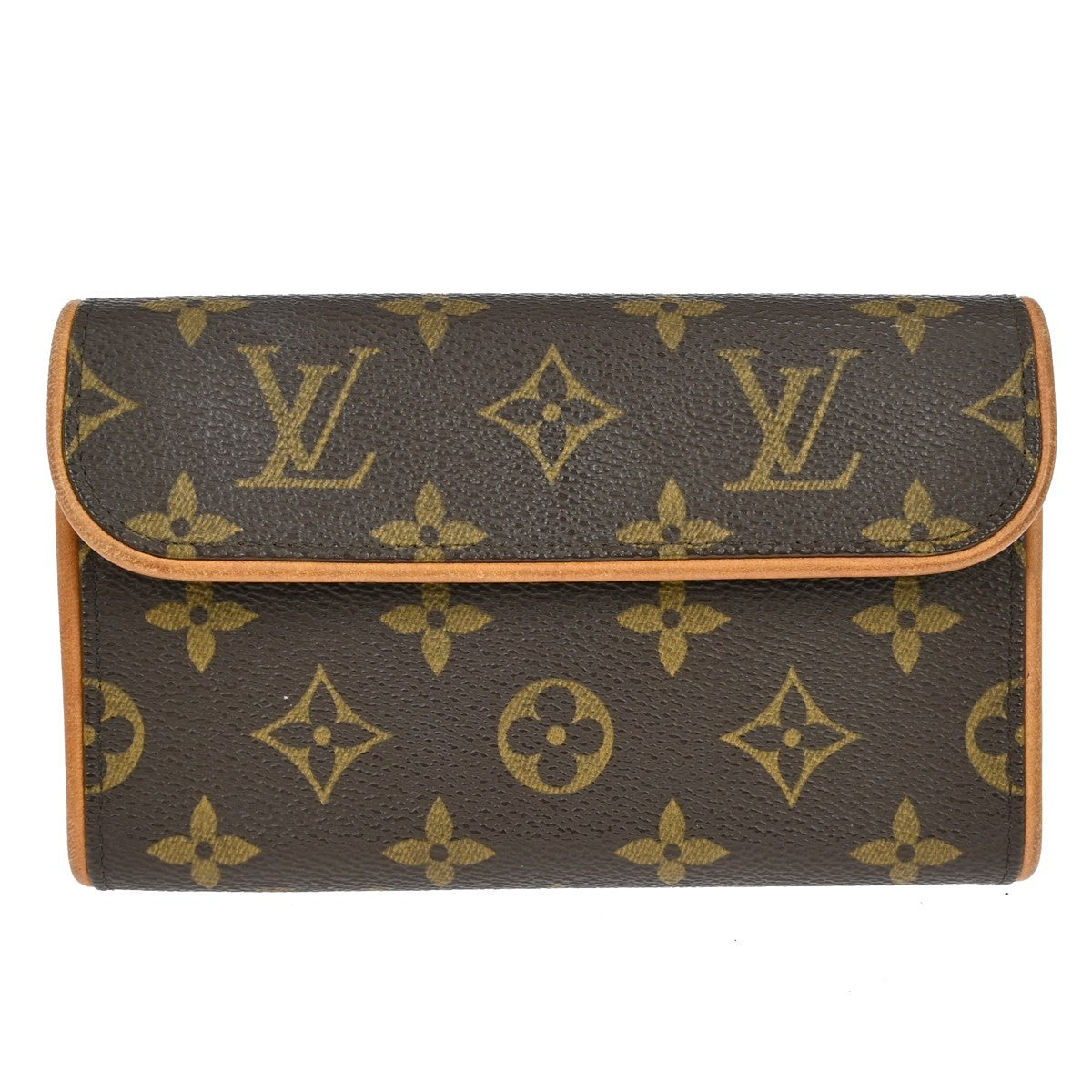 Louis Vuitton Florentine Pochette Monogram Canvas, Brown, Canvas, Clutch